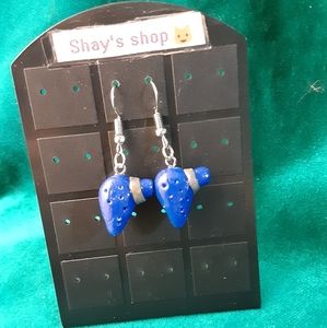 The legend of zelda inspired ocarina earrings
